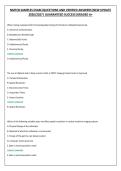NMTCB SAMPLES EXAM&vert;QUESTIONS AND VERIFIED ANSWERS&vert;NEW UPDATE &NewLine;2026&sol;2027&vert; GUARANTEED SUCCESS&vert;GRADED A&plus;