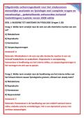 Uitgebreide oefenvragenbank voor het eindexamen &NewLine;menselijke anatomie en fysiologie met complete vragen en &NewLine;nauwkeurige &comma; gedetailleerde antwoorden inclusief &NewLine;toelichtingen&vert;&vert; Laatste versie 2026 editie 