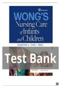 Wong-s Nursing Care of Infants and Children 12th Edition by Hockenberry Test Bank