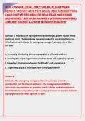 IAEM CEM&sol;AEM Actual Practice Exam
