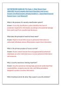 SAP REFRESHER SA002&period;06&period;FY21 Exam &vert;&vert; Most Recent Exam &NewLine;2026&vert;2027 Actual Complete Real Exam Questions And Correct &NewLine;Answers &lpar;Verified Answers&rpar; Already Graded A&plus; &vert; Guaranteed Success&excl; &NewLine;Newest Exam &vert; Just Released&excl;&excl; 