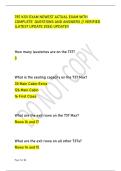 787 KSV EXAM NEWEST ACTUAL EXAM WITH &NewLine;COMPLETE QUESTIONS AND ANSWERS &sol;&sol; VERIFIED &NewLine;&lpar;LATEST UPDATE 2026&rpar; UPDATE