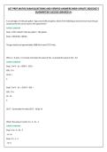 ACT PREP MATHS EXAM&vert;QUESTIONS AND VERIFIED ANSWERS&vert;NEW UPDATE 2026&sol;2027&vert; &NewLine;GUARANTEED SUCCESS&vert;GRADED A&plus;
