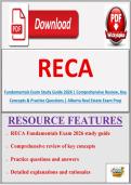 RECA Fundamentals Exam Study Guide 2026 &vert; Comprehensive Review&comma; Key Concepts & Practice Questions &vert; Alberta Real Estate Exam Prep