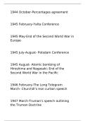 Timeline of the Cold War &lpar;Conflict between East and West&rpar;