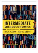 Test Bank For Intermediate Microeconomics&colon; A Modern Approach 10th Edition &vert; Hal R&period; Varian & Marc J&period; Melitz &vert; ISBN 9781324034292