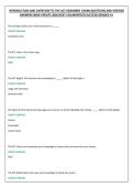 INTRODUCTION AND OVERVIEW TO THE ACT GRAMMER  EXAM&vert;QUESTIONS AND VERIFIED &NewLine;ANSWERS&vert;NEW UPDATE 2026&sol;2027&vert; GUARANTEED SUCCESS&vert;GRADED A&plus; 