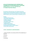 NR 546 PSYCHOPHARMACOLOGY MIDTERM EXAM -&NewLine;CHAMBERLAIN PSYCHOPHARMACOLOGY EXAM BANK &vert;&NewLine;Updated Questions & Answers With Rationale&NewLine;A&plus; Graded&vert; Brand New Release&excl;&NewLine;