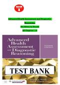 Test Bank for Advanced Health Assessment and Diagnostic Reasoning&comma; 4th Edition by Jacqueline Rhoads &ndash; All Chapters 1&ndash;18&NewLine;&NewLine;