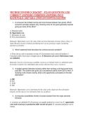 MICROECONOMICS 2026&sol;2027 &ndash; EXAM QUESTIONS AND &NewLine;CORRECT ANSWERS &lpar;VERIFIED ANSWERS&rpar; PLUS &NewLine;RATIONALE &vert; 2027 Q&A &vert; INSTANT DOWNLOAD PDF