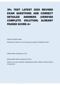3Ps Test Latest Exam Questions & Detailed Answers &vert; 3Ps Exam Review 2026&sol;2027