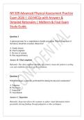 NR 509 Advanced Physical Assessment Practice Exam 2026 &vert; 150 MCQs with Answers & Detailed Rationales &vert; Midterm & Final Exam Study Guide