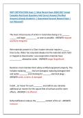 WRT CERTIFICATION Exam &vert;&vert; Most Recent Exam 2026&vert;2027 Actual &NewLine;Complete Real Exam Questions And Correct Answers &lpar;Verified &NewLine;Answers&rpar; Already Graded A&plus; &vert; Guaranteed Success&excl; Newest Exam &vert; &NewLine;Just Released&excl;&excl; 