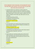 ATI RN COMMUNITY HEALTH CMS EXAM &sol; ATI RN COMMUNITY HEALTH &NewLine;CMS PROCTORED EXAM 2026&sol;2027 HIGH YIELD PRACTICE QUESTIONS &NewLine;AND STUDY GUIDE ACCURATE EXAM 