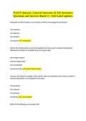 WebCE Quizzes General & Life Insurance Questions and Answers &vert; Latest Updates 2026&sol;2027