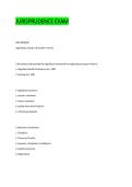Jurisprudence Exam &vert; Questions&comma; Answers & Study Guide &vert; Latest Updated 2026&sol;2027