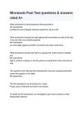 Minnesota POST Exam &vert; Peace Officer Standards & Training Questions&comma; Answers & Study Guide &vert; 2026&sol;2027