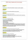 PSY3511 Exam 1 Questions with Correct Answers