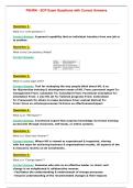 PSHRA - SCP Exam Questions with Correct Answers