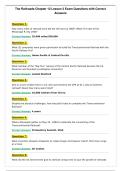 The Railroads Chapter 12 Lesson 2 Exam Questions with Correct Answers