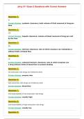phcy 511 Exam 2 Questions with Correct Answers