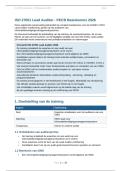ISO 27001 Lead Auditor PECB - Complete Samenvatting en Oefenvragen