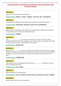 Joint publication 3-50 &lpar;Personnel Recovery&rpar; Exam Questions with Correct Answers