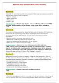 Maternity HESI Questions with Correct Answers
