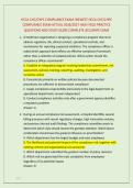 HCCA CHC&sol;CHPC COMPLIANCE EXAM &sol;NEWEST HCCA CHC&sol;CHPC &NewLine;COMPLIANCE EXAM ACTUAL 2026&sol;2027 HIGH YIELD PRACTICE &NewLine;QUESTIONS AND STUDY GUIDE COMPLETE ACCURATE EXAM