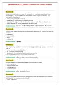 OB Maternal NCLEX Practice Questions with Correct Answers