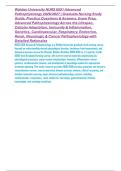 Walden University NURS 6501 Advanced Pathophysiology 2026&sol;2027 &vert; Graduate Nursing Study Guide&comma; Practice Questions & Answers&comma; Exam Prep&comma; Advanced Pathophysiology Across the Lifespan&comma; Cellular Adaptation&comma; Immunity & Inflammation&comma; Genetics&comma; Cardiovascular&comma; R