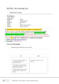 BIO250L&colon; Microbiology Lab &NewLine;Using the V-Scope &NewLine;Final Report &NewLine;Student Name  &NewLine;Student ID &NewLine;Lesson &NewLine;Institution 