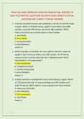 HOAG ECG EXAM &sol;APPROVED HOAG ECG EXAM ACTUAL 2026&sol;2027 & &NewLine;HIGH YIELD PRACTICE QUESTIONS ACCURATE EXAM COMPLETE ACTUAL &NewLine;QUESTIONS AND CORRECT VERIFIED ANSWERS 