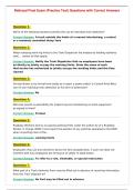 Railroad Final Exam &lpar;Practice Test&rpar; Questions with Correct Answers