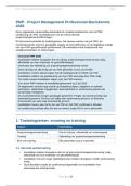 PMP Project Management Professional - Complete Samenvatting en Oefenvragen