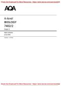 A Level Biology AQA Paper 1&comma;2 &plus; Mark Schemes 2026