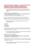 HESI FUNDAMENTALS 2026&sol;2027 &ndash; EXAM QUESTIONS AND &NewLine;CORRECT ANSWERS &lpar;VERIFIED ANSWERS&rpar; PLUS &NewLine;RATIONALE &vert; 2027 Q&A &vert; INSTANT DOWNLOAD PDF