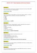 GO 501&period;3- 501&period;7 Exam Questions with Correct Answers