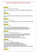 OMT Final Exam Rules Questions with Correct Answers
