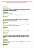 PSY 3511 - Exam 2 Questions with Correct Answers