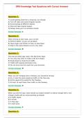 DPS Knowledge Test Questions with Correct Answers
