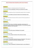 Stat 212 Review Exam Questions with Correct Answers