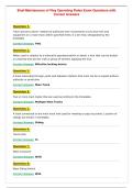 Bnsf-Maintenance of Way Operating Rules Exam Questions with Correct Answers