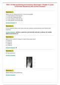 RAD 110 Rad positioning and anatomy &lpar;Bontrager&rpar;- Chapter 6 Lower Limb Exam Questions with Correct Answers