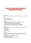 FIN202-FE-2 EXAM QUESTIONS WITH ANSWERS 100&percnt; SOLVED