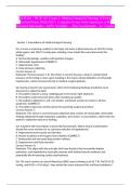 NUR201 &sol; NUR 201 Exam 2&colon; Medical-Surgical Nursing I &lpar;Fortis&rpar; Actual Exam 2026&sol;2027 &vert; Complete Exam-Style Questions with Detailed Rationales &vert; 100&percnt; Verified &mdash; Pass Guaranteed &ndash; A&plus; Graded