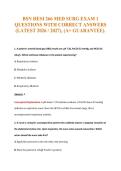 BSN HESI 266 Exam Compilations with Complete & Verified Solutions