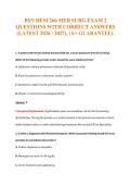 BSN HESI 266 MED SURG EXAM 2&NewLine;QUESTIONS WITH CORRECT ANSWERS&NewLine;&lpar;LATEST 2026 &sol; 2027&rpar;&comma; &lpar;A&plus; GUARANTEE&rpar;&period;