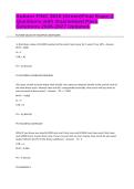 Auburn FINC 3610 &lpar;Green&rpar;Final Exam 2 Questions with Guaranteed Pass Solutions 2026-2027 Updated&period;
