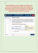 NR 606 MIDTERM EXAM &lpar;CHAMBERLAIN&rpar; NEWEST 2026 &NewLine;ACTUAL EXAM&vert; NR606 DIAGNOSIS & MANAGEMENT IN &NewLine;PSYCHIATRIC MENTAL HEALTH II PRACTICUM MIDTERM &NewLine;EXAM WITH 100 REAL EXAM QUESTIONS AND CORRECT &NewLine;VERIFIED ANSWERS&sol; ALREADY GRADED A&plus; 